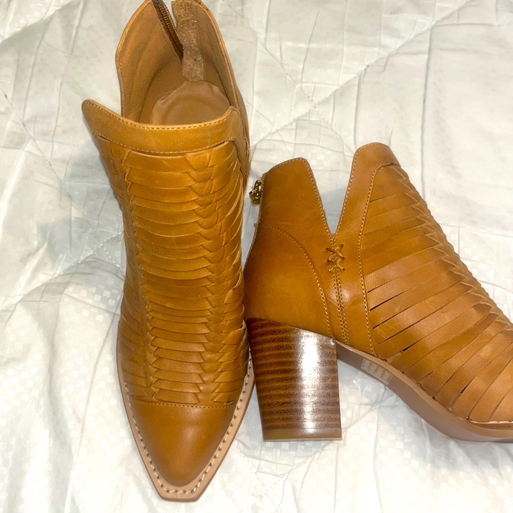 Anthropologie silent D Leanah bootie